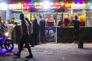پیاده روی زائران حسینی از مسیب تا کربلا