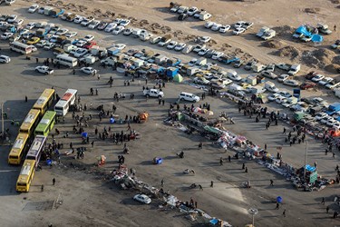 تصاویر هوایی پایانه مرزی مهران