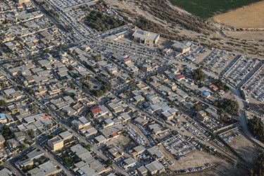 تصاویر هوایی پایانه مرزی مهران