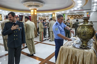 حضور وابستگان نظامی کشورهای خارجی در پدافند هوایی ارتش قبل از دیدار با فرمانده پدافند هوایی 