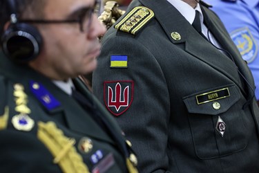 حضور وابسته نظامی اوکراین در دیدار وابستگان نظامی کشورهای خارجی با فرمانده پدافند هوایی ارتش 