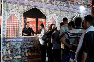 زائران حضرت عشق در موکب امام خامنه‌ای