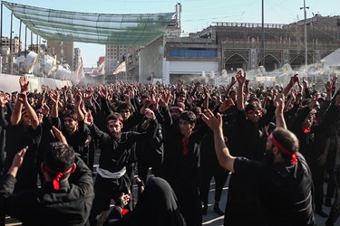 عزاداران اربعین حسینی در کربلا
