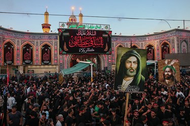 عزاداران اربعین حسینی در کربلا