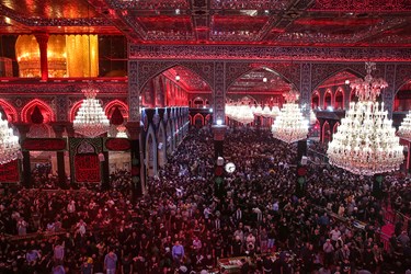 عزاداران اربعین حسینی در کربلا