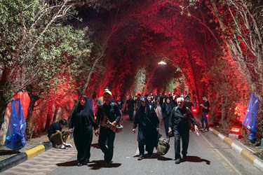 عزاداران اربعین حسینی در کربلا