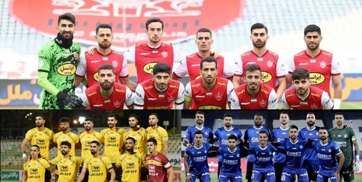 جهش پرسپولیس، استقلال و سپاهان در فوتبال آسیا+عکس