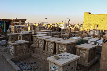 نمایی از بزرگترین گورستان جهان