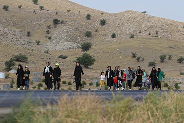 راهپیمایی جاماندگان اربعین در «گچساران»