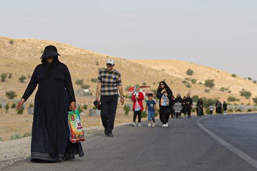 راهپیمایی جاماندگان اربعین در «گچساران»