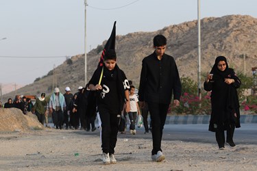 راهپیمایی جاماندگان اربعین در «گچساران»