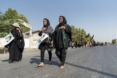 پیاده روی دلدادگان اربعین