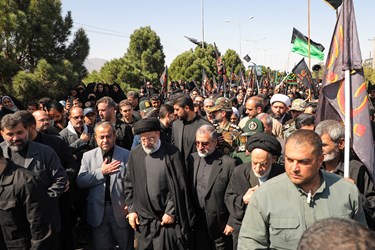 حضور رئیس جمهور در آئین جاماندگان اربعین در بیرجند