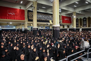 عزاداری اربعین حسینی با حضور هیئت‌های دانشجویی در حسینیه امام خمینی