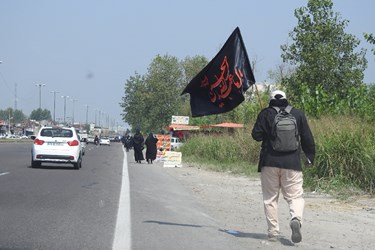 پیاده‌روی جاماندگان اربعین حسینی در گیلان 
