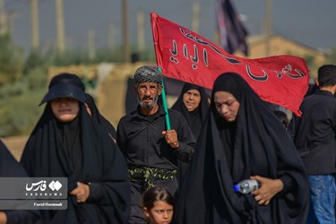 پیاده روی جاماندگان اربعین حسینی در آبادان 
