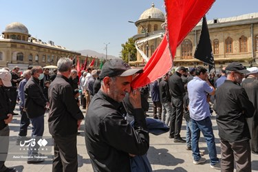 پیاده روی جاماندگان اربعین حسینی در همدان