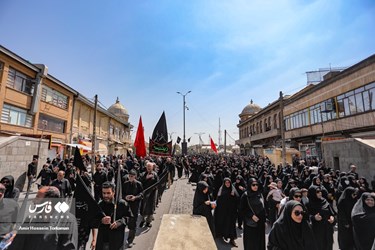 پیاده روی جاماندگان اربعین حسینی در همدان