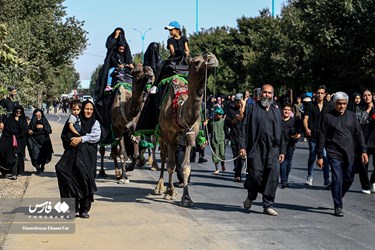 راهپیمایی جاماندگان اربعین در «ایران» /یزد