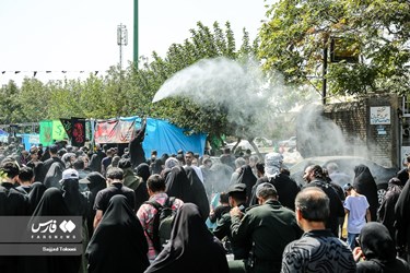 راهپیمایی جاماندگان اربعین در «ایران» /تهران