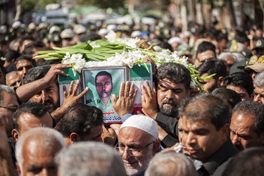 تشییع پیکر شهید «میرشکاری» در کلاله