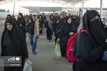 Return of Arbaeen Pilgrims from Iraq through Mehran Border Point
