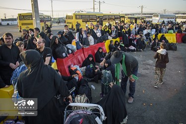 Return of Arbaeen Pilgrims from Iraq through Mehran Border Point