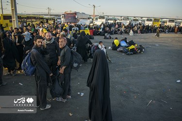 Return of Arbaeen Pilgrims from Iraq through Mehran Border Point