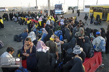Return of Arbaeen Pilgrims from Iraq through Mehran Border Point