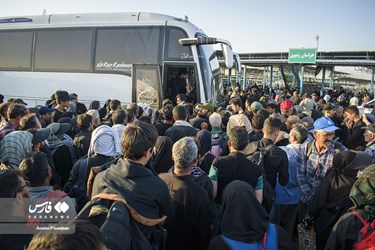 Return of Arbaeen Pilgrims from Iraq through Mehran Border Point