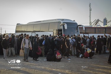 Return of Arbaeen Pilgrims from Iraq through Mehran Border Point