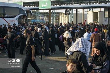Return of Arbaeen Pilgrims from Iraq through Mehran Border Point