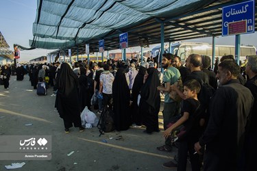 Return of Arbaeen Pilgrims from Iraq through Mehran Border Point