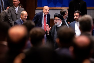ورود آیت الله سید ابراهیم رئیسی رئیس جمهور به نخستین همایش اقتصاد تعاونی ایران