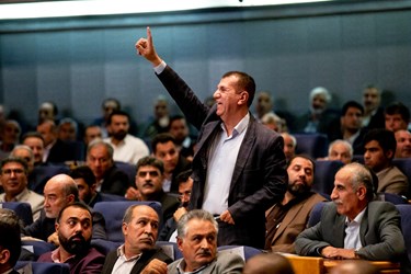 در حاشیه سخنرانی آیت الله سید ابراهیم رئیسی رئیس جمهور درنخستین همایش اقتصاد تعاونی ایران