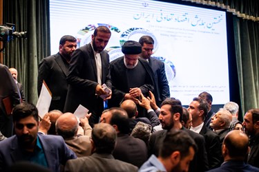  آیت الله سید ابراهیم رئیسی رئیس جمهور در پایان نخستین همایش اقتصاد تعاونی ایران