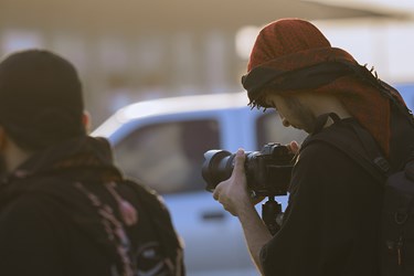 پوشش تصویری عکاسان و تصویربرداران در مرز مهران