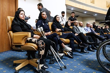 تجلیل از قهرمانان و مدال آوران ورزش با حضور رئیس جمهور