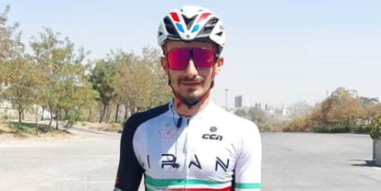 رکابزن ایران با دوچرخه جدید در بازی های آسیایی +عکس