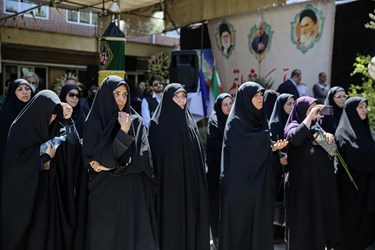 تشییع و تدفین شهید گمنام در دانشکده هواپیمایی کشوری