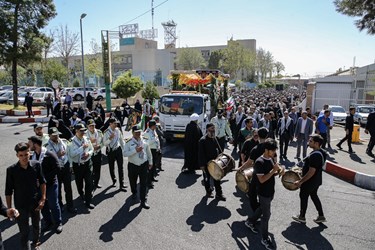تشییع و تدفین شهید گمنام در دانشکده هواپیمایی کشوری