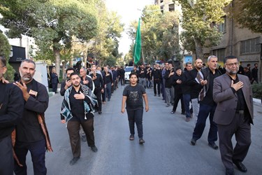 حرکت کاروان غم در اراک