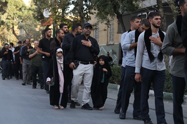 حرکت کاروان غم در اراک