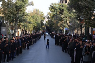 حرکت کاروان غم در اراک