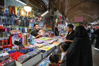 بازار لوازم التحریر در «صحافی خانه» همدان