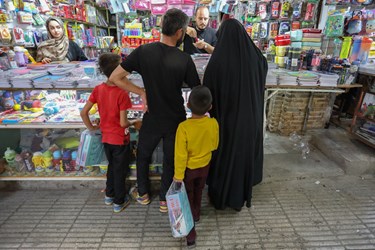 بازار لوازم التحریر در «صحافی خانه» همدان