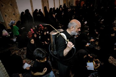 آخرین روز عزاداری در خانه شترداران کرمان