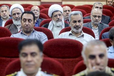 حجت الاسلام علی شیرازی جانشین عقیدتی سیاسی وزارت دفاع در همایش تخصصی دفاع مقدس و تاثیر آن بر امنیت ملی