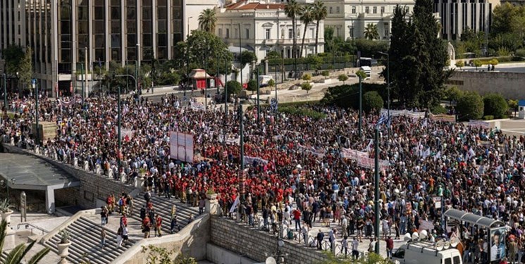 اعتصاب کارکنان بخش دولتی در یونان
