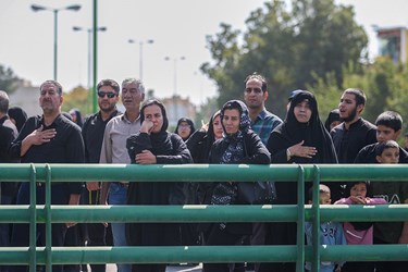 مراسم تشییع پیکر مطهر شهید گمنام در اصفهان